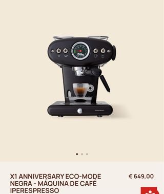 Cafetera Illy X1 Anniversary Eco-Mode Negra