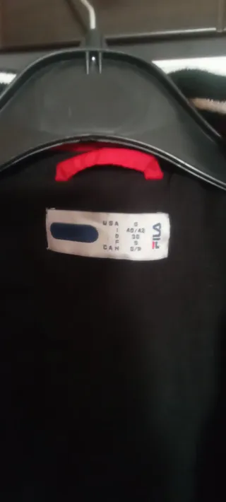 Chaqueta Fila Roja Bomber