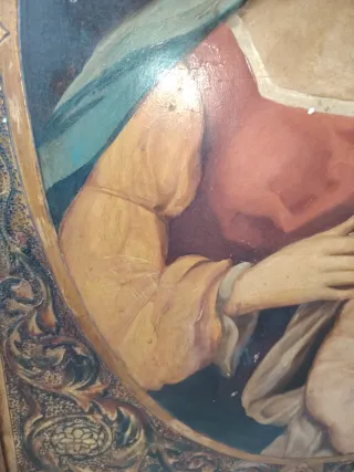 Sagrada Familia Pintura Antigua