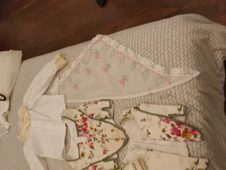 Traje de huerta y cancán fallera niña 1-2 años