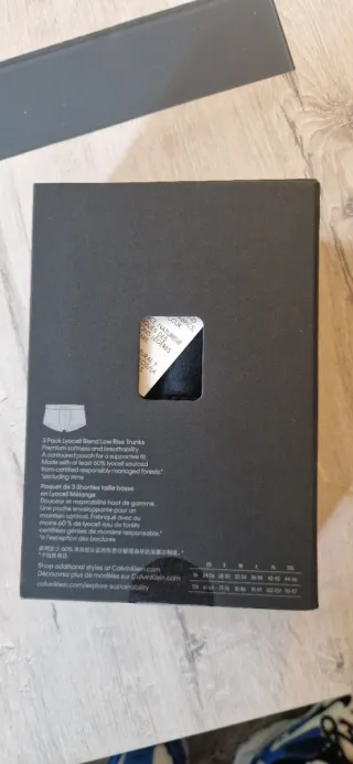 Calvin Klein Black Low Rise Trunk 3 Pack