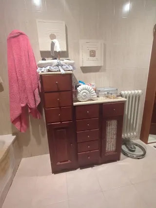 Conjunto Muebles Baño: Bajolavabo, Auxiliar y Tapa