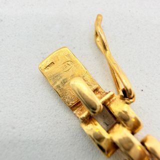 Pulsera Cartier de oro de 18k, 10 g, 21 cm.