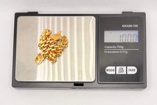 Pulsera Cartier de oro de 18k, 10 g, 21 cm.
