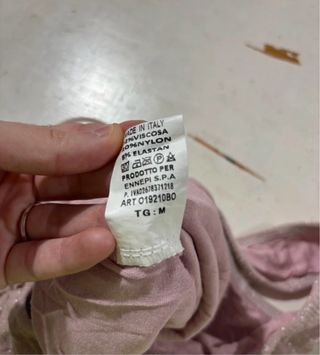 Body Zuiki glitter oro rosa taglia unica