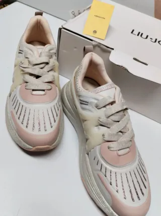 Sneakers Liu Jo donna rosa e bianche