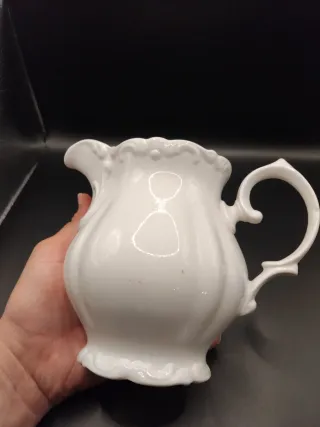 Jarra de porcelana blanca Pontesa