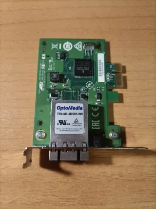 Tarjeta Red Fibra Óptica OptoMedia Allied Telesis