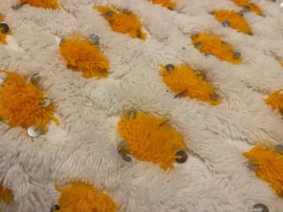 Copriletto e tappeti decorati Copriletto in lana