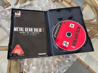 Metal Gear Solid 2 Playstation 2 Shareholder Cover