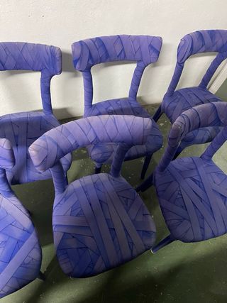 6 Sillas Edra Mummy Peter Traag momia seis silla