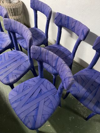 6 Sillas Edra Mummy Peter Traag momia seis silla