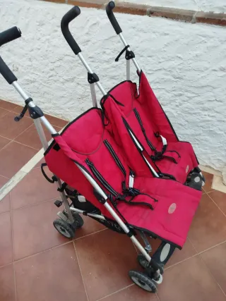 Silla gemelar MS totalmente plegable, muy práctica