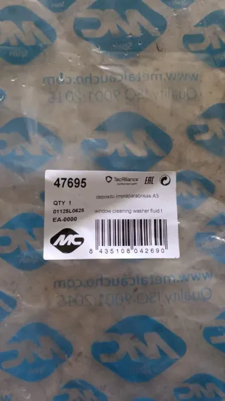 Deposito Limpiaparabrisas VW Golf 6