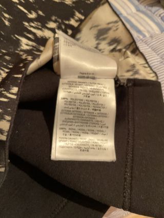 Jersey estampado blanco y negro