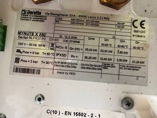 Caldera Beretta Minute x 25C Error E086