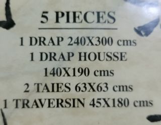 Juego de sábanas estampado