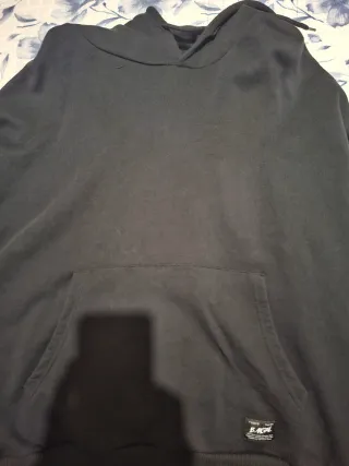 Felpa B·ANGEL uomo nera taglia XL