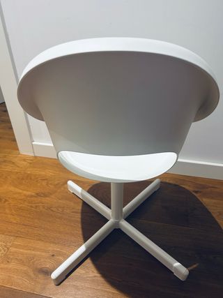 Silla de escritorio blanca de niño