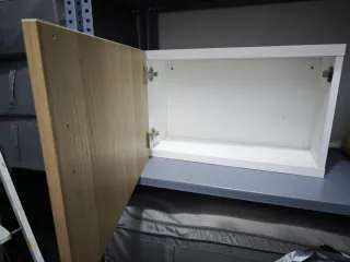 Mueble Besta Blanco y Madera