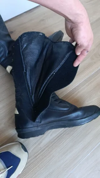 Botas de moto Hobo piel negra talla 44
