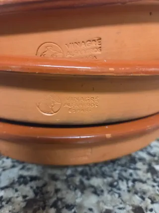 3 Cazuelas de barro grandes