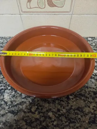 3 Cazuelas de barro grandes