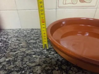 3 Cazuelas de barro grandes