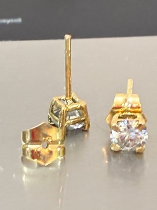 Pendientes Oro 18k Diamante 1.36 Ct