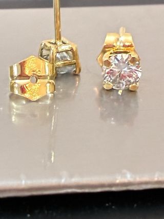 Pendientes Oro 18k Diamante 1.36 Ct