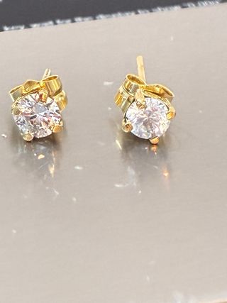Pendientes Oro 18k Diamante 1.36 Ct