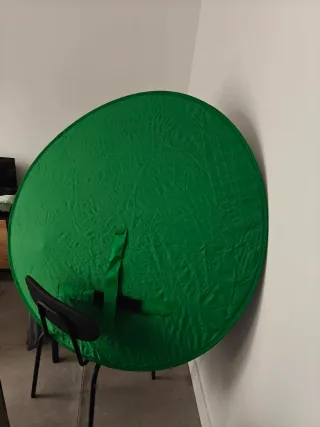 Pantalla verde para sillón - videollamadas gaming