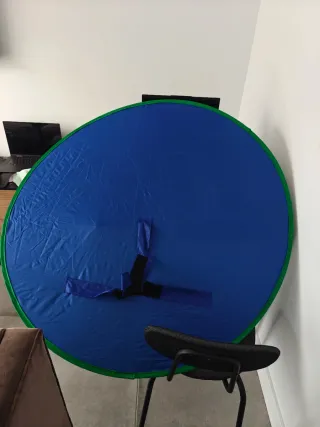 Pantalla verde para sillón - videollamadas gaming