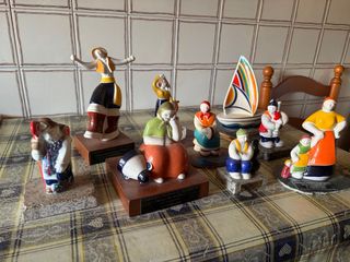 Colección Figuras Cerámica Galos