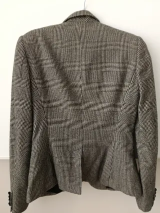 Blazer Ralph Lauren Cuadros Gris