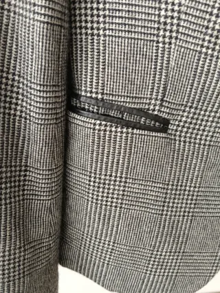 Blazer Ralph Lauren Cuadros Gris