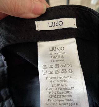 Cappello Liu Jo nero con perline