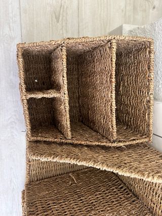 Set Organizadores Escritorio Mimbre