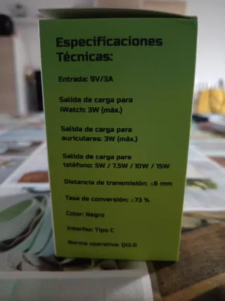 Cargador 3 en 1 Friendly iPhone