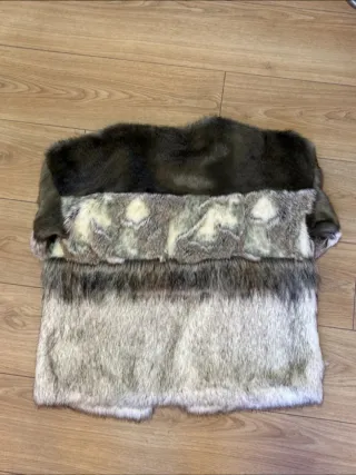 Chaqueta Zara efecto pelo multicolor