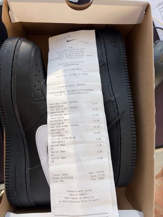 Nike Air Force 1 Low Nere e Bianche T.40 nuove