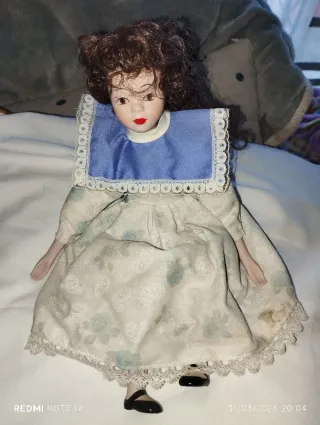 Muñeca porcelana años 70