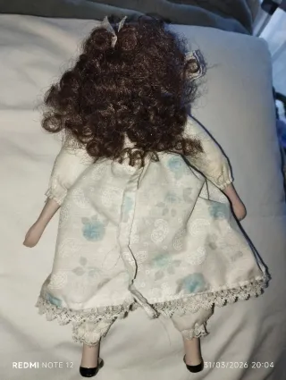 Muñeca porcelana años 70