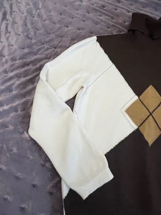 Jersey Cuello Alto Rombos Talla S