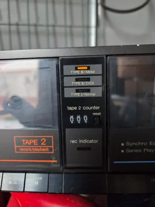 Technics RS-T10 Lector Doble Cassette Perfecto