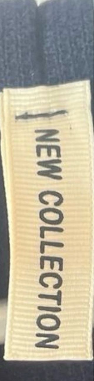 Casaco azul com cinto