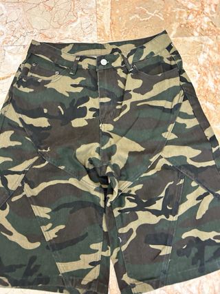 Jorts mimetici 7/8 con tasche