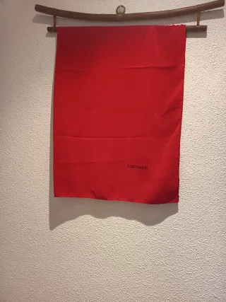 Pañuelo seda L'Atouche rojo