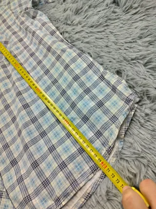 Camisa Diesel cuadros azul y blanco