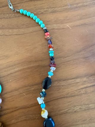 Collana colorata pietre dure turchese